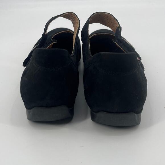 Mobil's Mephisto Mary Jane Orthopedic Nubuck Womens Shoes Sz 8.5 Black France - Picture 9 of 11